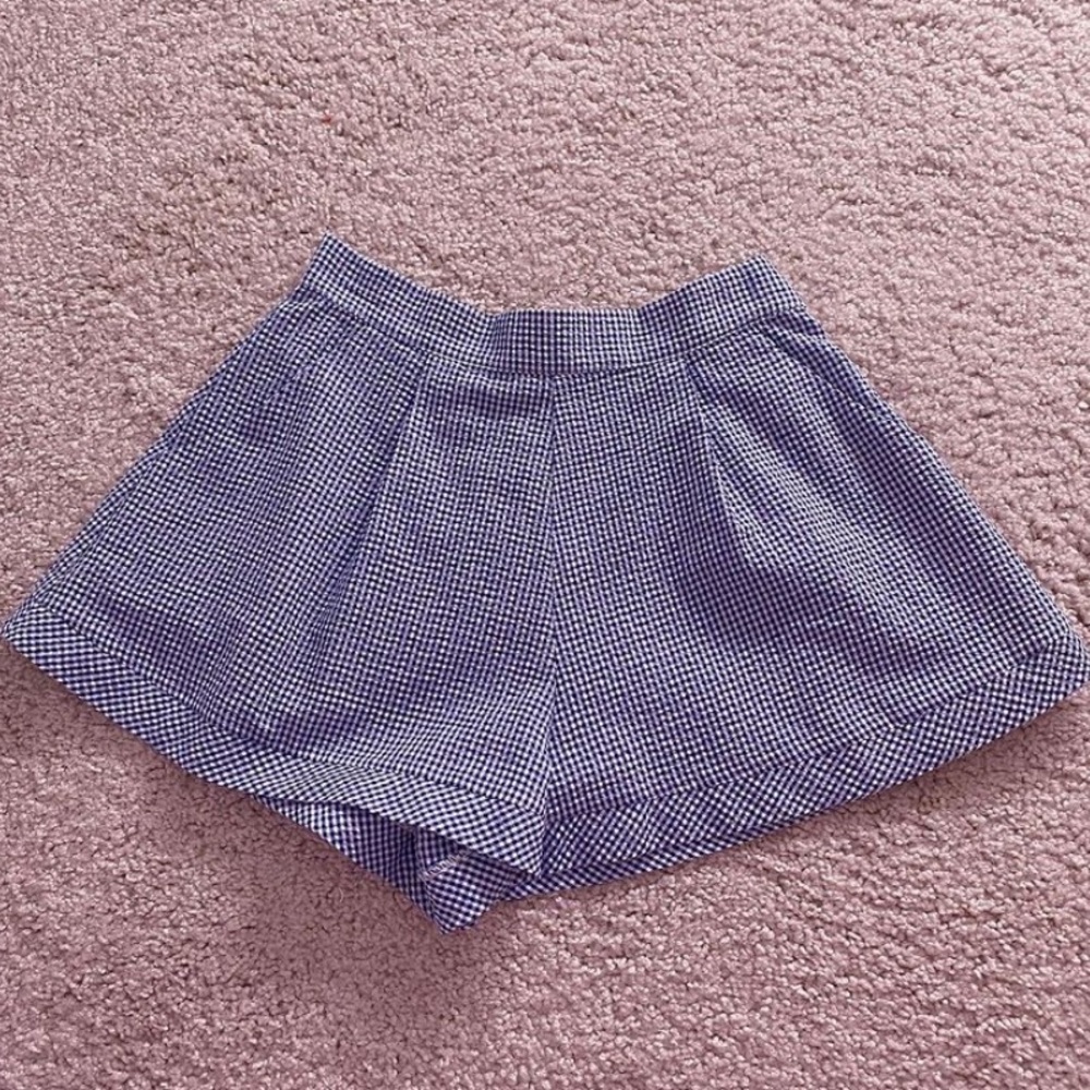 gingham shorts